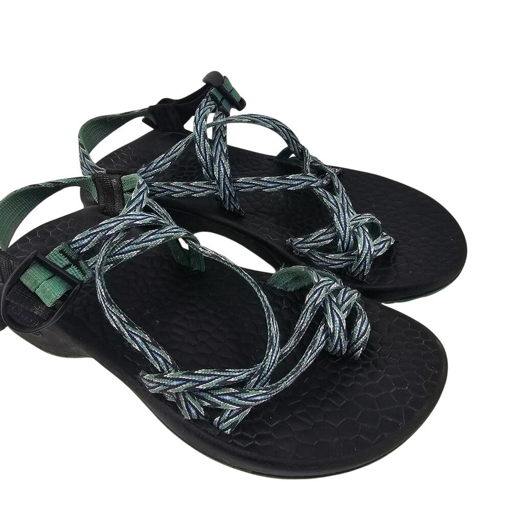 Chaco ZX/2 Yampa Hiking Sandal J105502W Teal Black Women's 8 Boho Gorp Gorpcore